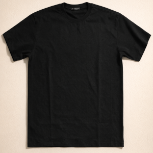 Basic Black Crew Neck T-Shirt