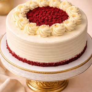 Velvet Crown Cake – Premium Edition