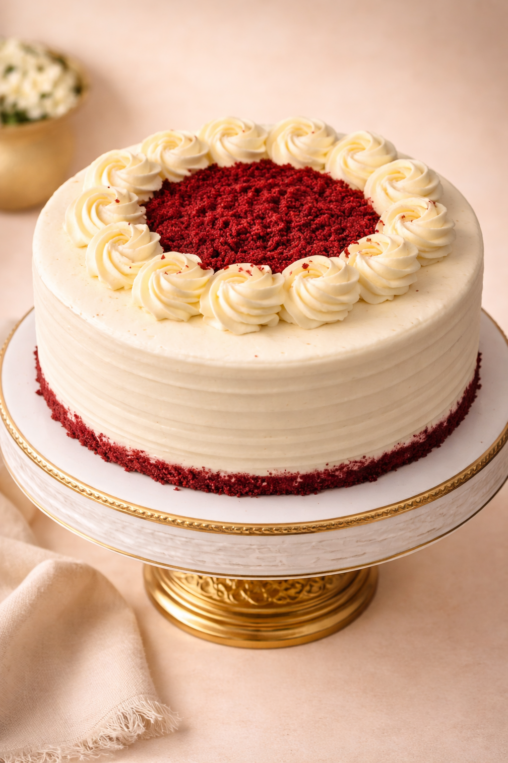 Velvet Crown Cake – Premium Edition
