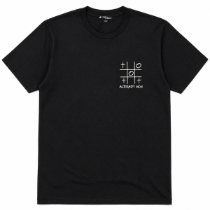 Black Minimal Streetwear Tee