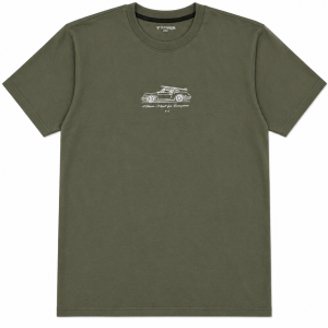 Olive Green Performance Streetwear Tee