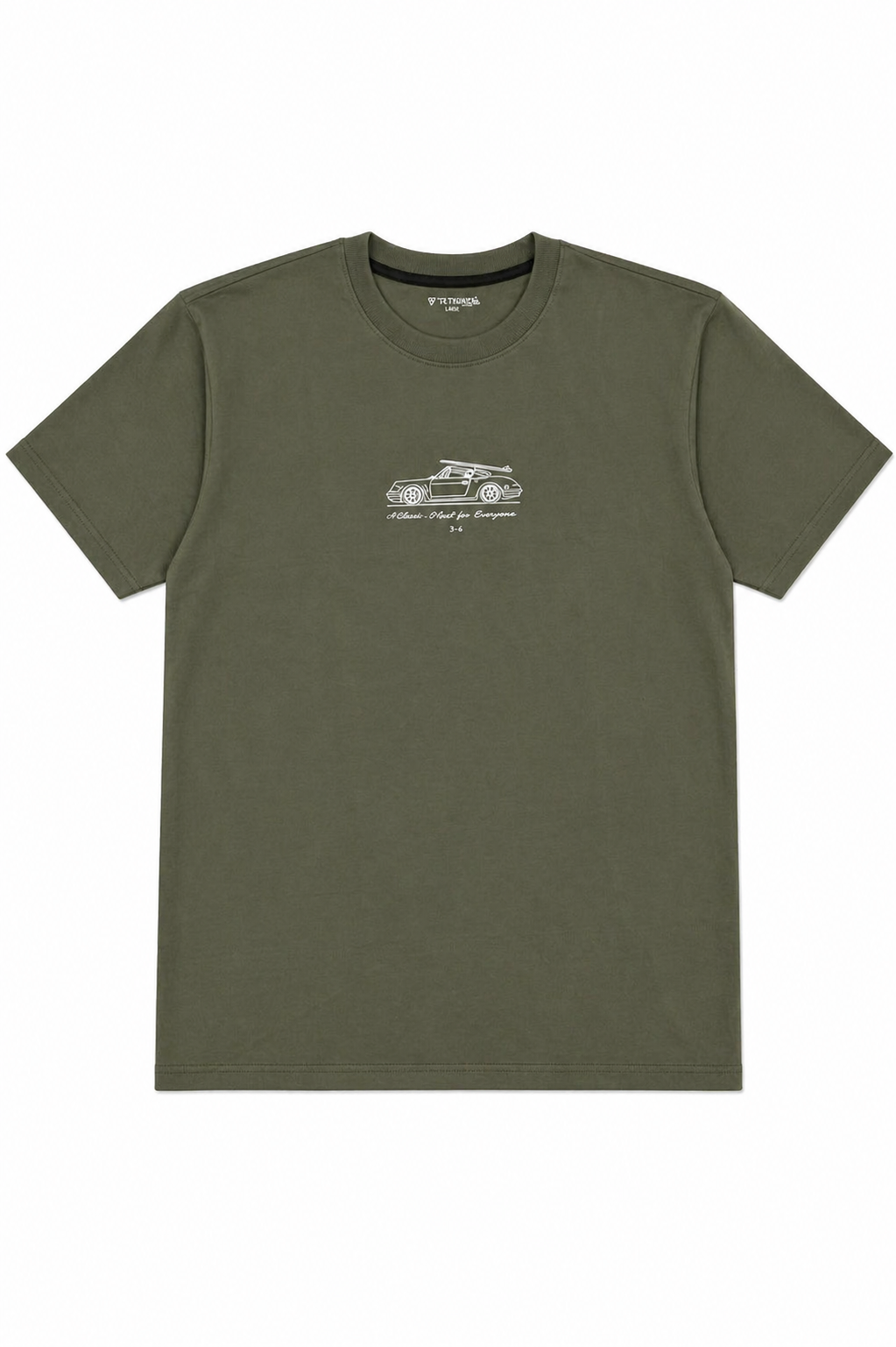 Olive Green Performance Streetwear Tee
