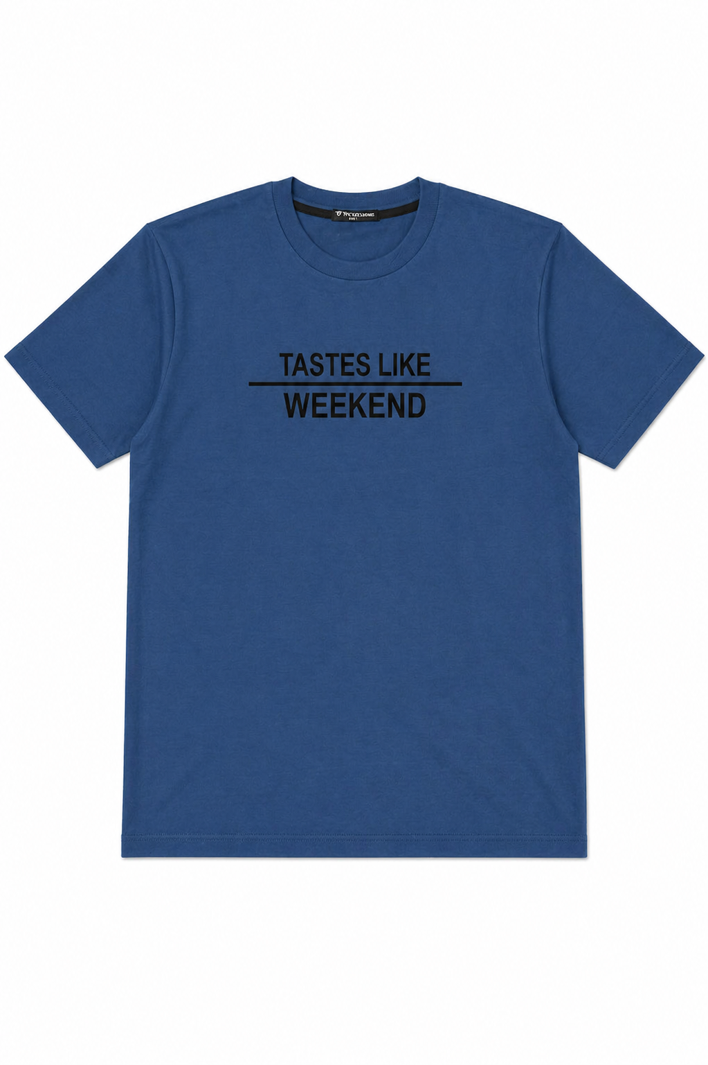 Blue Casual Streetwear Tee