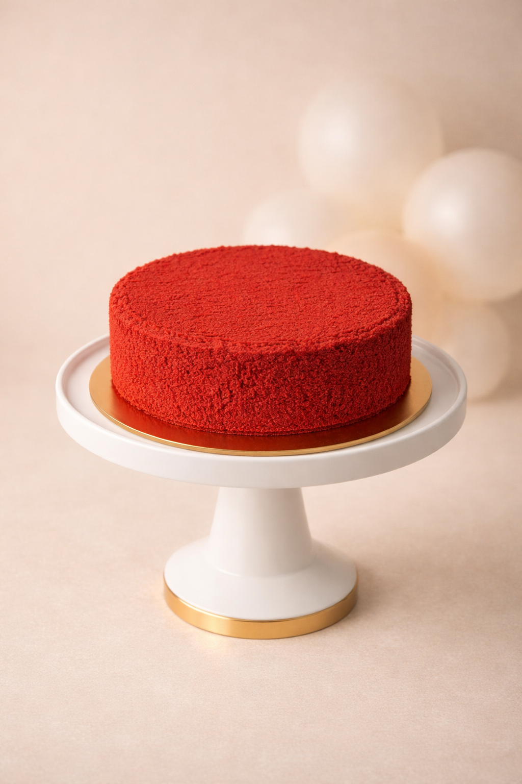 Scarlet Red Celebration Cake