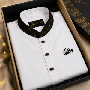 Regular Fit White Panjabi