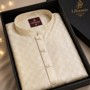 Regular Fit Gold Formal Panjabi