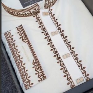 Premium Luxury White Kathan