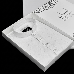 Premium WHITE Panjabi Cotton Fabric Panjabi