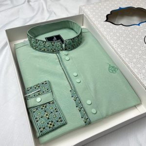Premium 'Mint Green' Panjabi For Him