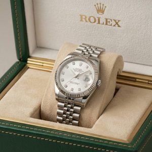 Rolex Datejust 36 – Classic Silver Diamond Dial (Jubilee Bracelet)