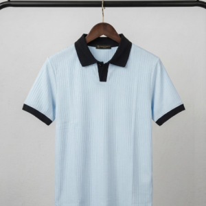 Light Blue Striped POLO – send gifts online | Dear You Gifting