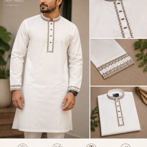 Premium Luxury White Kathan – send gifts online | Dear You Gifting