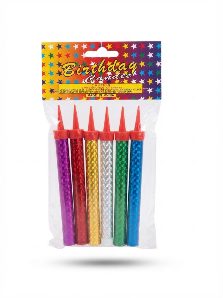 Sparkler Candle Set for Birthday & Celebration (Pack of 6)