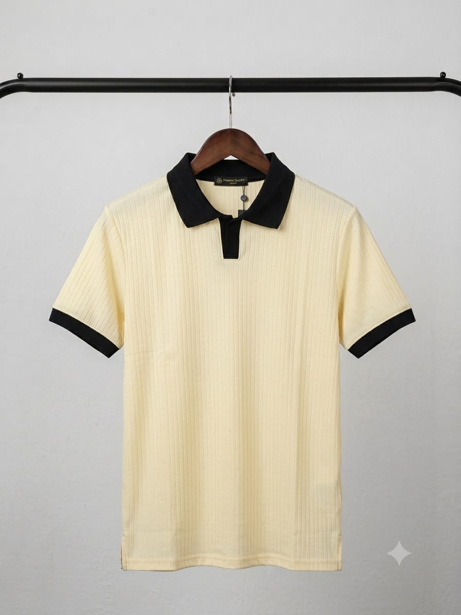 Beige Striped POLO (TP7)