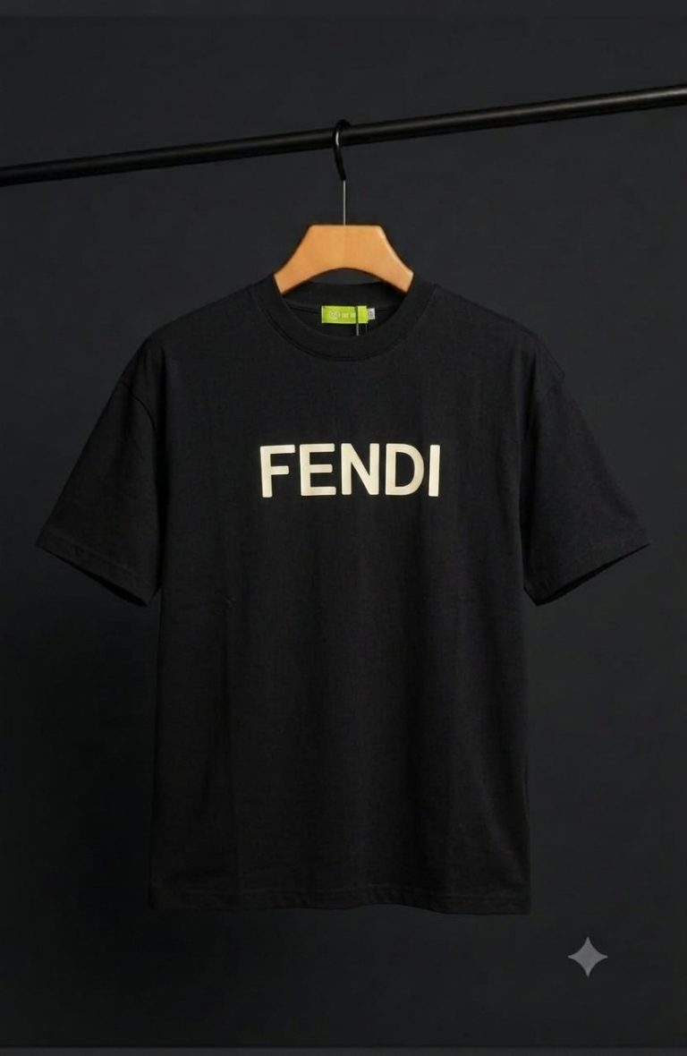 Fendi Black T-Shirt (QR-S6)