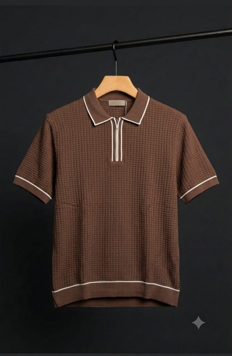 Premium Brown POLO (QR-S12)