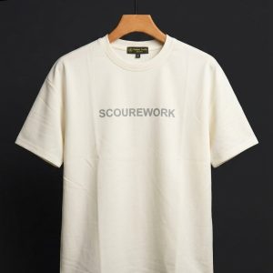 White Drop Shoulder Tee – gift delivery in Qatar