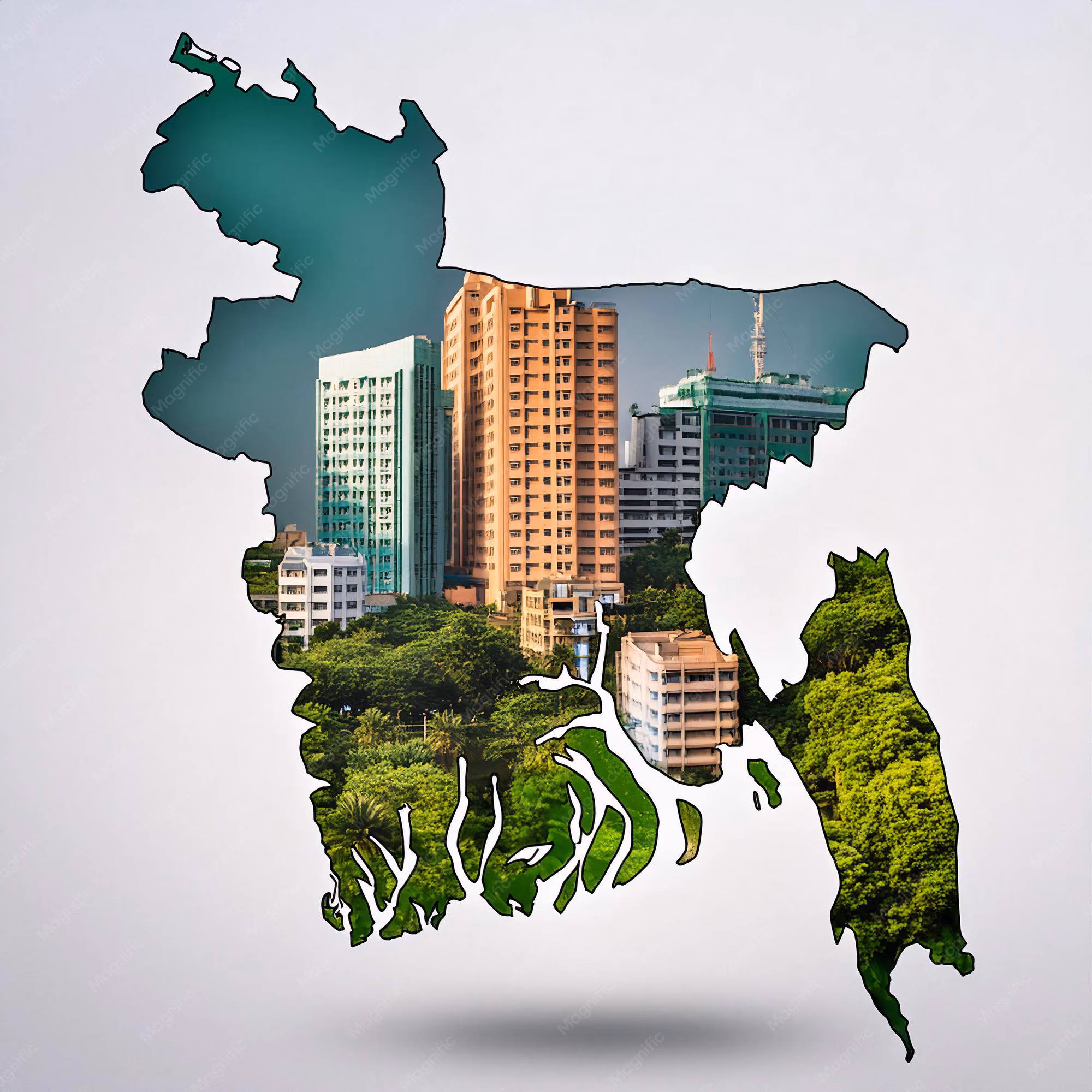 Send gifts to Bangladesh – Bangladesh map